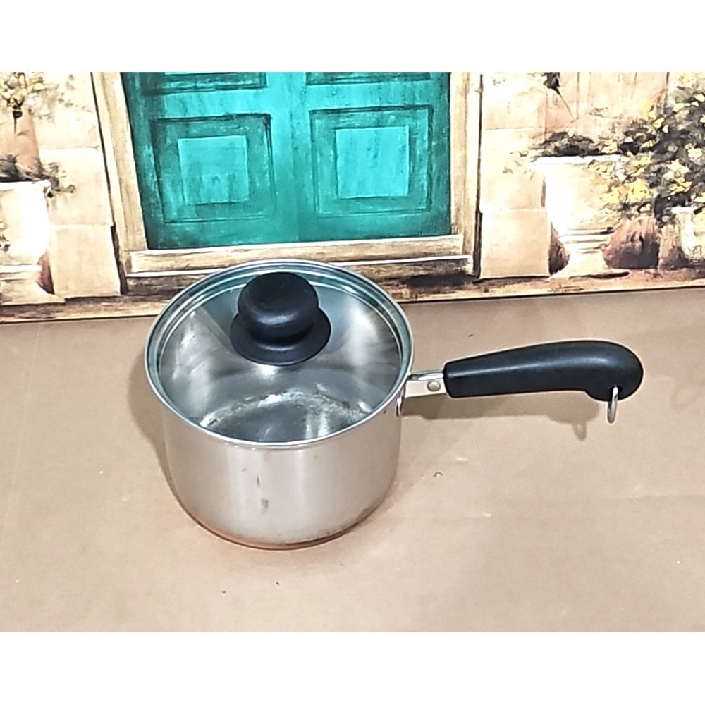 Revere Ware Copper Clad Bottom 1 1/2 Quart 1.5 qt Sauce Pan & Wrong  Lid - Picture 4 of 9